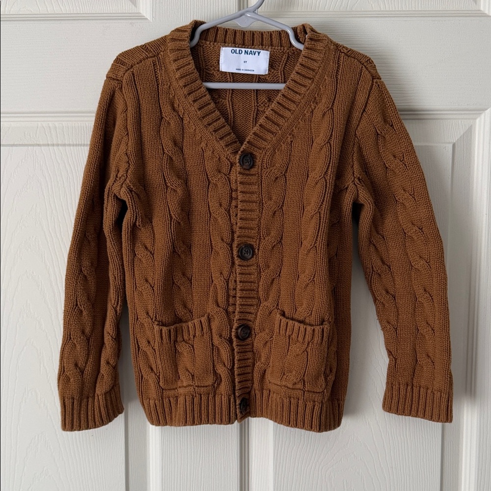 Old Navy Toddler Boy Cable-Knit Cardigan
